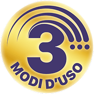 3 modalità d'uso